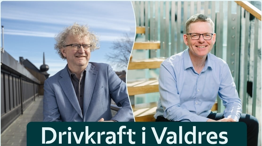 Bilde av Jon Kristiansen NHO Innlandet og Jan Ludgvig Andreassen, Eika Kapitalforvaltning 