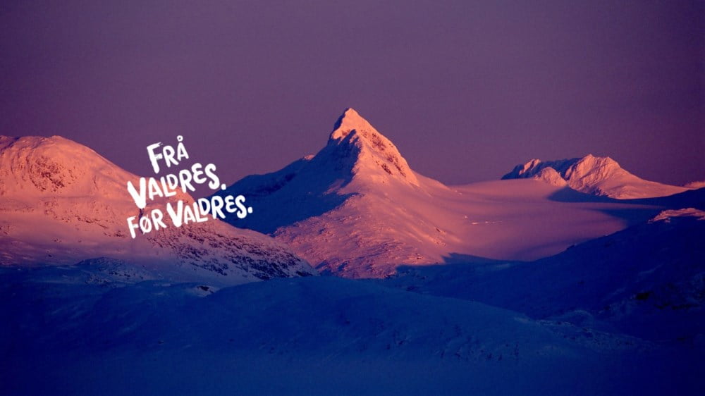 Fjell og vinter Grindatn